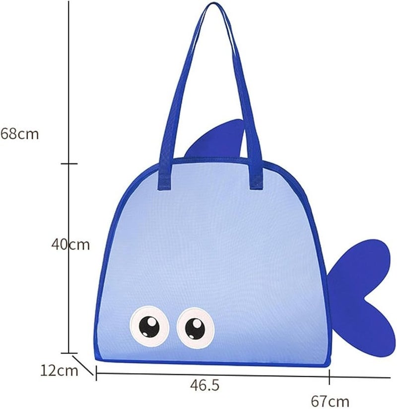 حقيبة دش زرقاء لحمل المستلزمات، حقيبة تخزين شاطئية، منظف قوي لمستلزمات الحمام والتخييم - Image 3